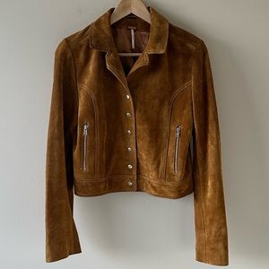 Free People Suede Jacket - XS